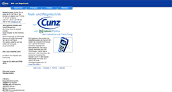 Desktop Screenshot of cunz.de