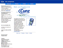 Tablet Screenshot of cunz.de